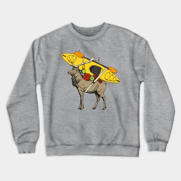 You Had to Bring the Kayak Crewneck Sweatshirt by Slothfox